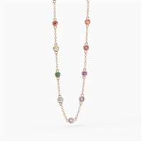 Collana Mabina Donna Rainbow in Argento Zirconia 553312 MABINA - 553312 MABINA